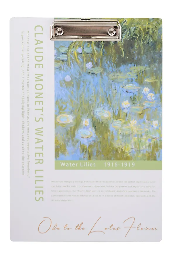 Планшет «Claude Monet. Water lilies», А4, в ассортименте, GoodMark 3050020 — 2