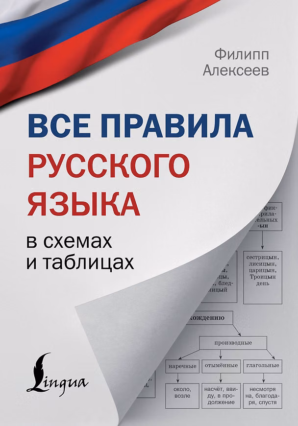 Книга Все правила русского языка в схемах и таблицах (Филипп Алексеев) — 1