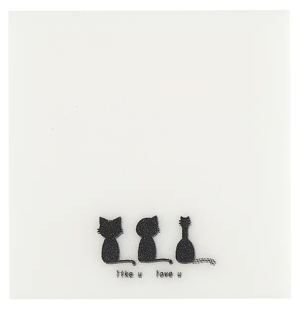 Блок бумаги 70*70 самоклеящийся 50 листов, "Love animals", в ассортименте 3039430 — 6