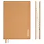 Еженедельник датированный 2026 год, А5, 176 листов "Джут", бежевый — 3116497 — 2