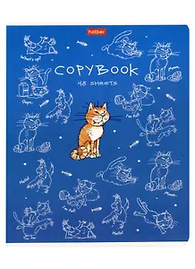 Тетрадь в клетку Hatber, "Забавные животные", 48 листов, в ассортименте