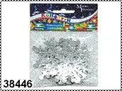 Конфетти "Снежинки" (38446) (серебро) (Дрофа-Медиа)