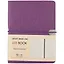 Записная книжка А6 100л лин. "LITE BOOK. Фиолетовый" иск.кожа, интегр.переплет, скругл.углы, ляссе, поперечн.резинка, инд.уп. — 2878215 — 1