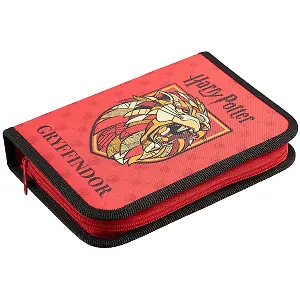 Пенал 1отд. "Гарри Поттер" 200*140мм, молния, 2 откид.планки, ткань, инд.уп.