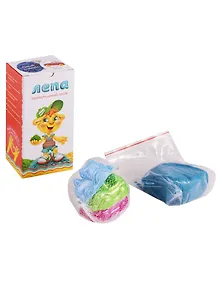 Песок Лепа с минеральным красителем (синий) (00-00000322) (0,5кг.) (+формочки Машинки) (3+) (коробка)