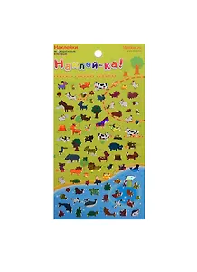 Наклейка декоративная леденцовая 1 Животные 2 (95*185) (Наклей-ка!) (упаковка)