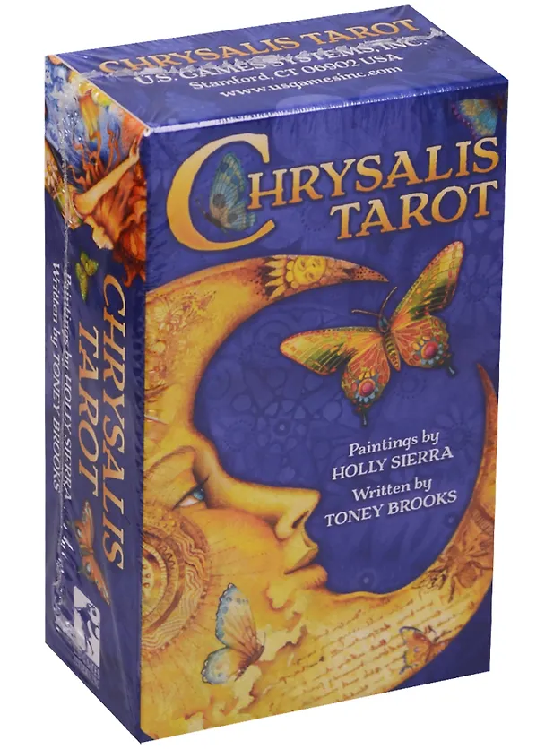 Книга Таро Аввалон, Chrysalis tarot (илл. Holly Sierra) (78 карт+инструкция) (коробка) Brooks () — 1