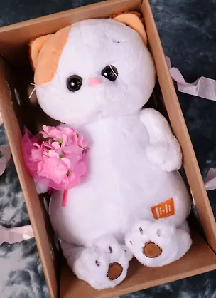 Мягкая игрушка Ли-Ли с розовым букетом (24 см) (LK24-008) 2585763