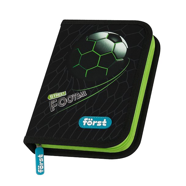 Пенал «Street football», 1 отделение, полиэстер, 21х14 см, Fӧrst 3107507 — 1