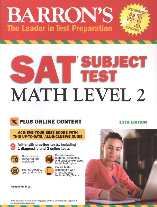 ΠΠ½ΠΈΠ³Π° Barrons SAT Subject Test: Math Level 2 with Online Tests (R. Ku) β 1