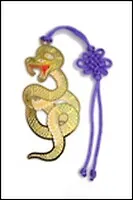 Закладка для книг из сверхтонкой стали. Змея 3 (BKS-3) (Мир Бижу)