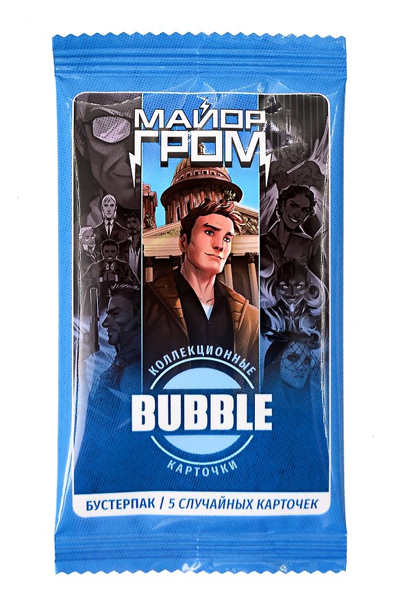Бустерпак «Майор Гром Коллекционные Bubble карточки» 3155816 — 1