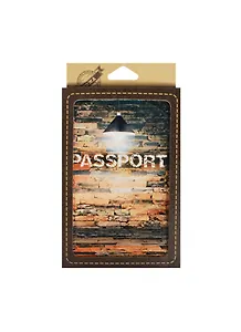 Обложка для паспорта кожа Лампа (20084)