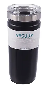 Термостакан Черный (пластик/металл) (710мл) (12-07599-M8)