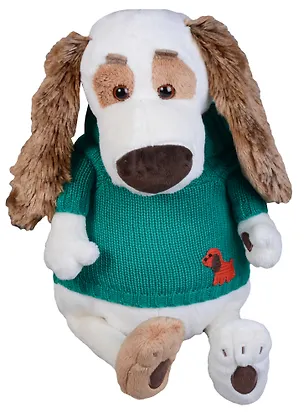 Мягкая игрушка Такса Бартоломей в зеленом свитере (33 см) (Bart33-007) 2630008