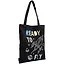 Сумка-шоппер Ready to fly (ракета) черная, текстиль 40см.*32см. — 2831283 — 2