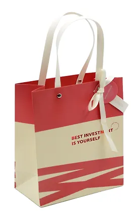 Пакет А6 14.5*11.5*6 "Best investment in yourself" нейтр., бум.мат.ламинат 3040666