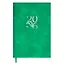 Ежедневник дат. 2026г. А6 120л "Бейбискин" зеленый, кожзам, мягк. переплет, тисн. фольгой, офсет, справ.мат-лы, ляссе, инд.уп — 3116568 — 1