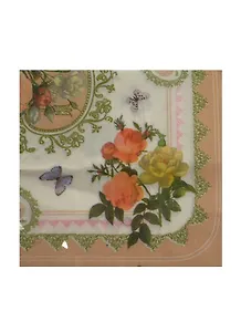 Салфетки 2-х слойные, Розы на светлом, N150