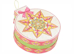 Коробка подарочная "Звезда" 18*20,2*7 Новый год, картон