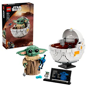 75403 Конструктор детский LEGO SW Грогу и его летающая коляска, 1048 деталей, возраст 10+