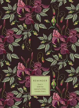 Книга для записей А4 100л кл. "EVERY DAY. Flowers" 7БЦ, глянц.лам, сшитый блок, офсет 3128286
