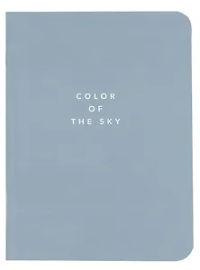 Записная книжка А6 32л кл. "Block", голубой, карт.обл., скрепка, микротекстурирование, ламинация