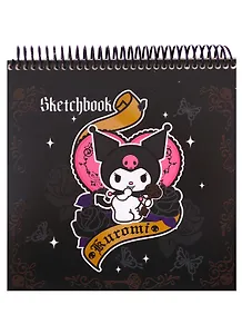 Скетчбук 190*190 48л "Куроми 2", жесткая подложка, гребень, блок 90г/м2