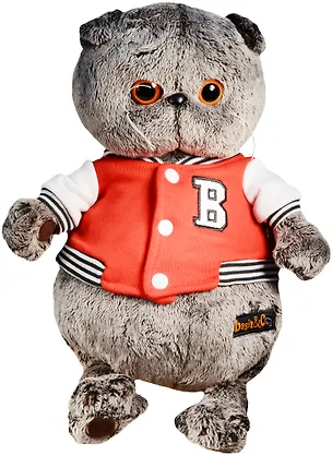 Мягкая игрушка Басик в клубной куртке (30 см) (Ks30-055) 2567073