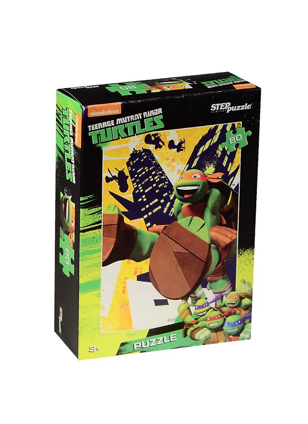 Пазл Черепашки Ниндзя, в ассор. 8 видов Step puzzle 80эл. 23х16,5см 2512590 — 1