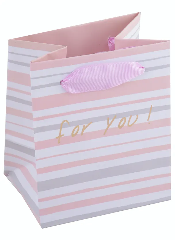 Пакет А6 10*12*8 "For you" жен., бум., тиснение надпись 2892480 — 1