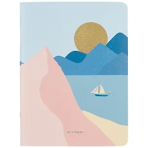 Тетрадь в клетку Be Smart, "Golden Sun. Парусник", 48 листов