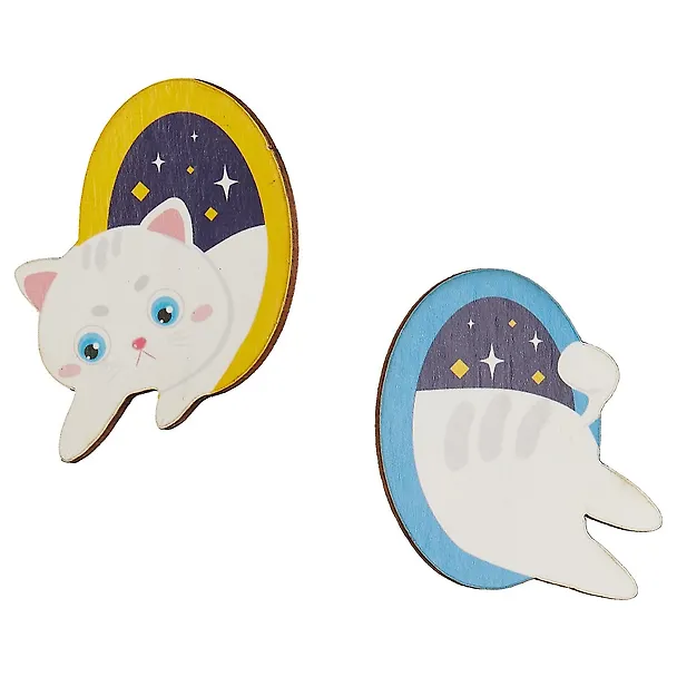 Значок на подложке Cat&Space (8 х 12 см) (2691138) (упаковка) 2704075 — 2