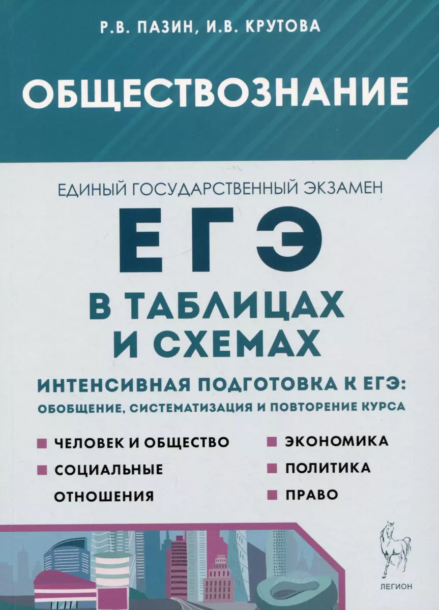 Обществознание в таблицах и схемах. Интенсивная подготовка к ЕГЭ:  обобщение, систематизация и повторение курса. 10–11 классы (Ирина Крутова,  Роман Пазин) - купить книгу с доставкой в интернет-магазине «Читай-город».  ISBN: 978-5-9966-1704-3