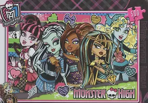 Пазл ClementoniКлементони Monster High 500эл 30119 Странные и шикарные 2378705