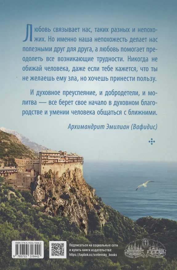 Книга Наши отношения с ближними. Духовные беседы (Эмилиан Вафидис) — 2