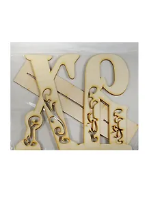 ХВ резная на подставке (162315-C) (дерево) (2 детали) (сборная)