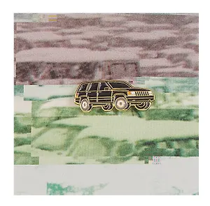 Значок 90е Джип (металл) (4627077843598)