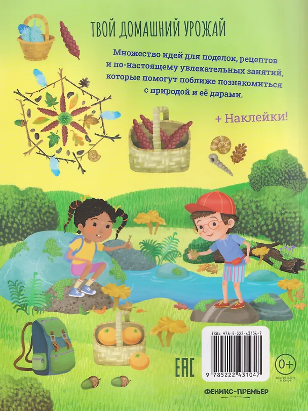 Книга Твой домашний урожай: книга идей и развлечений с наклейками (Иллария Барсотти) — 2