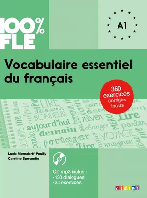 Vocabulaire essentiel du francais A1 + CD MP3 — 3003940 — 1