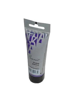 Краска акриловая "Сонет" фиолетовая тем., 75мл, в тубах, ЗХК 230084