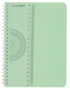 Тетрадь в клетку Listoff, "Мятная тетрадь", А5, 80 листов