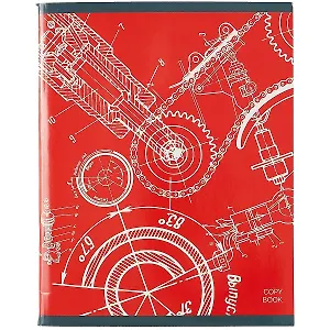 Тетрадь в клетку Listoff, "Чертежи", 96 листов, в ассортименте