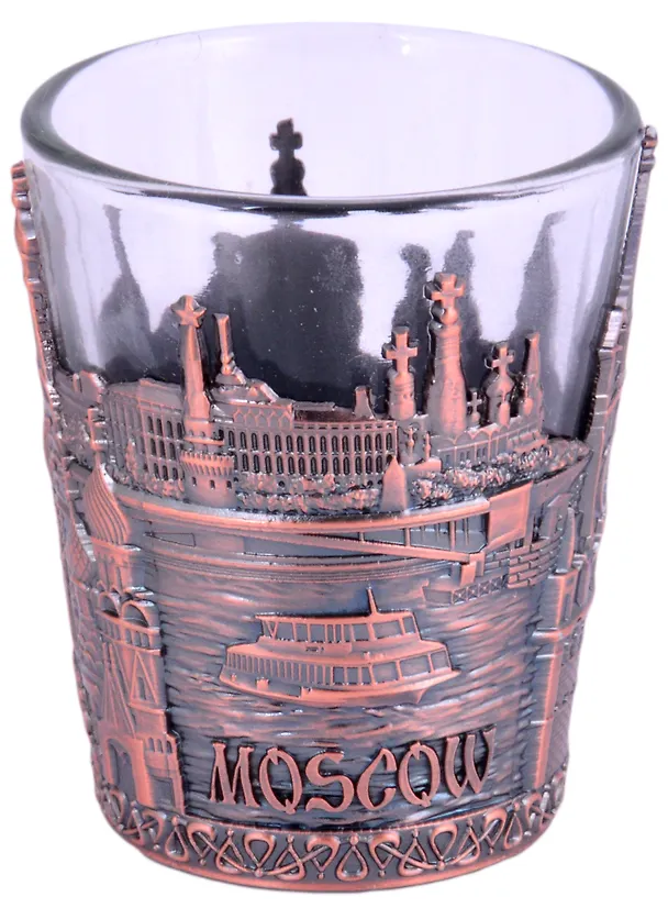 Стопка с мет.подставкой Москва цв.медь (505-19-CU) 2868381 — 3