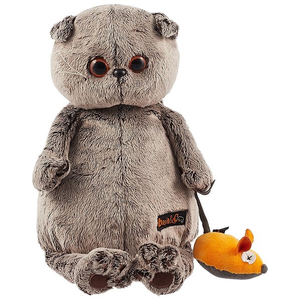 Игрушка мягкая Budi Basa, Басик и мышка 30см 2466294 — 1