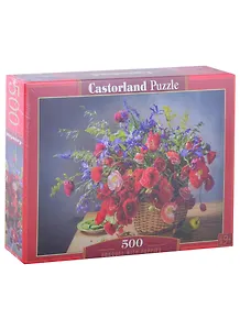 Пазл Букет с маками, 500 деталей Castor Land