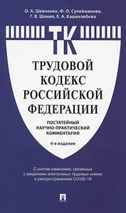 Трудовой кодекс Российской Федерации: Постатейный учебно-практический комментарий