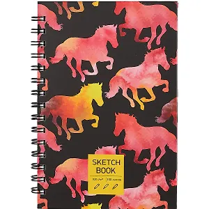 Скетчбук А5 100л "SKETСHBOOK. Sketch" белый офсет, 100г/м2, евроспираль