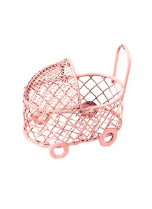 Кукольные аксессуары,  коляска, 5*4.2 см, розовая (11-07468-13)