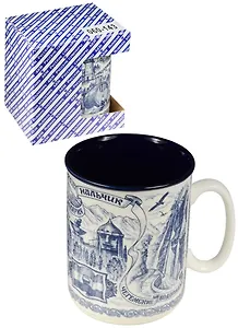 Кружка Нальчик (фарфор кобальт) (060-143)